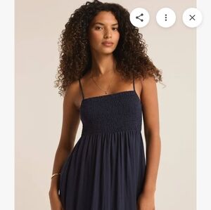 Z Supply Navy Midi Dress